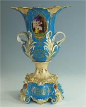 Henkelamphoren-Vase.  Um 1850.