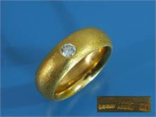 Seltener Ring. Massiv 999er Gelbgold.  (24 ct.)