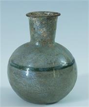 Kugelflasche mit Ringmotiv. 4. - 5.Jahrhundert.