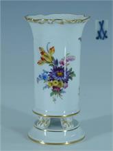 Biedermeier-Vase.  MEISSEN  um 1860. 1. Wahl.