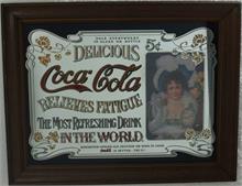 Reklameschild "Coca Cola". Anfang 20 Jh.