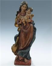 Heilige Madonna mit Jesuskind. 2. Hl.  20. Jahrhundert. 