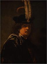 Selbstbildnis Rembrandt.
