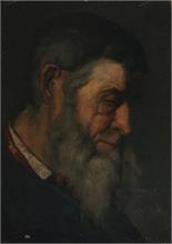 Porträt eines älteren bärtigen Herrn. 