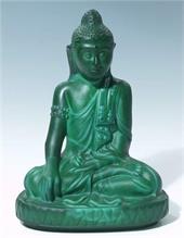 Buddha aus Jade-Glas. 
