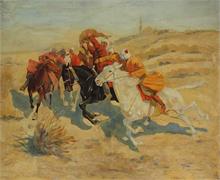 Reiter in der Wüste