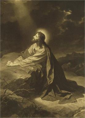 Christus in Gethsemane.