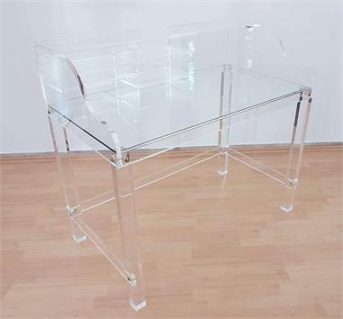 Designer Acryl-Glas-Schreibtisch