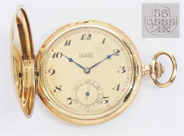 Sprungdeckel-Uhr, L.U.C.  (Chopard), alle Deckel 585er Gelbgold