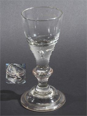 Lauenstein-Pokalglas,  um 1770.