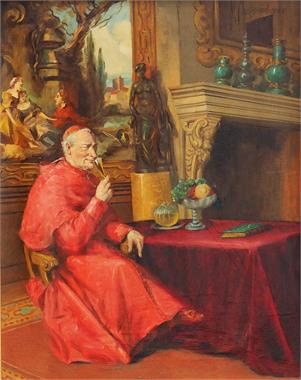 ZIMMERMANN, A.,   20. Jahrhundert. "Der Kardinal".