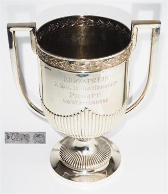 Ehrenpreis Pokal "s. Kgl. H . des Herzogs Philipp von Württemberg".