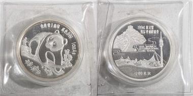 Medaille China Silber-Panda München, 1994.