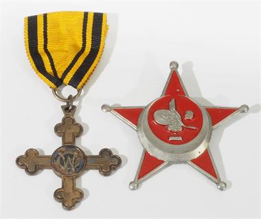 Zwei Auszeichnungen 1. Weltkrieg.