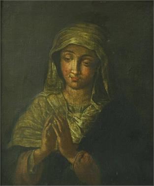 Betende Madonna.  17,/18. Jahrhundert. 