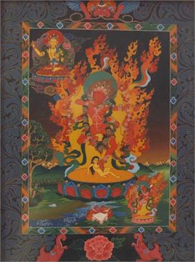 Tibetische Tankah. 19./20. Jahrhundert.