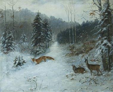 HAUG, Kristian. 1862 - 1953. Norwegischer Maler in Kristiania. 