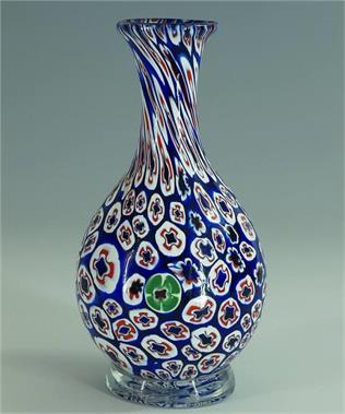 MURANO MILLEFIORE Vase. 