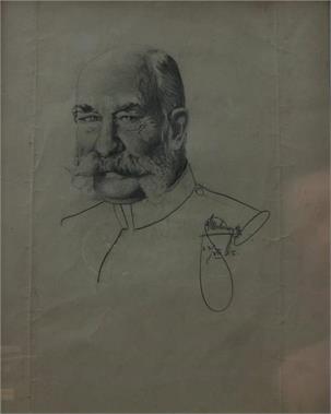 Porträt Kaiser Franz Joseph I. von Österreich. 