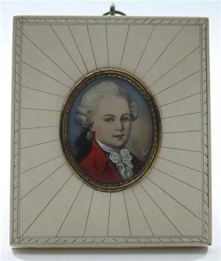 Miniatur Wolfgang Amadeus Mozart. 